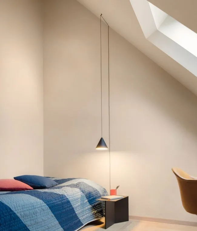 String Light Cone Pendant Light