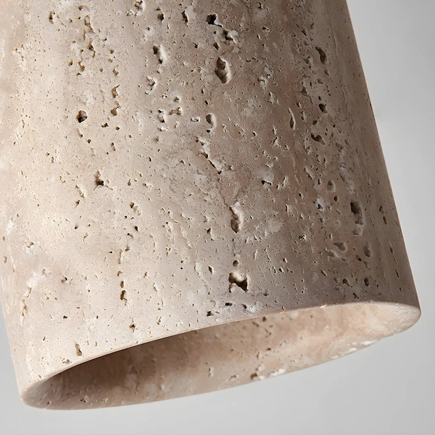 Marble Travertine Column Ceiling Lamp M405