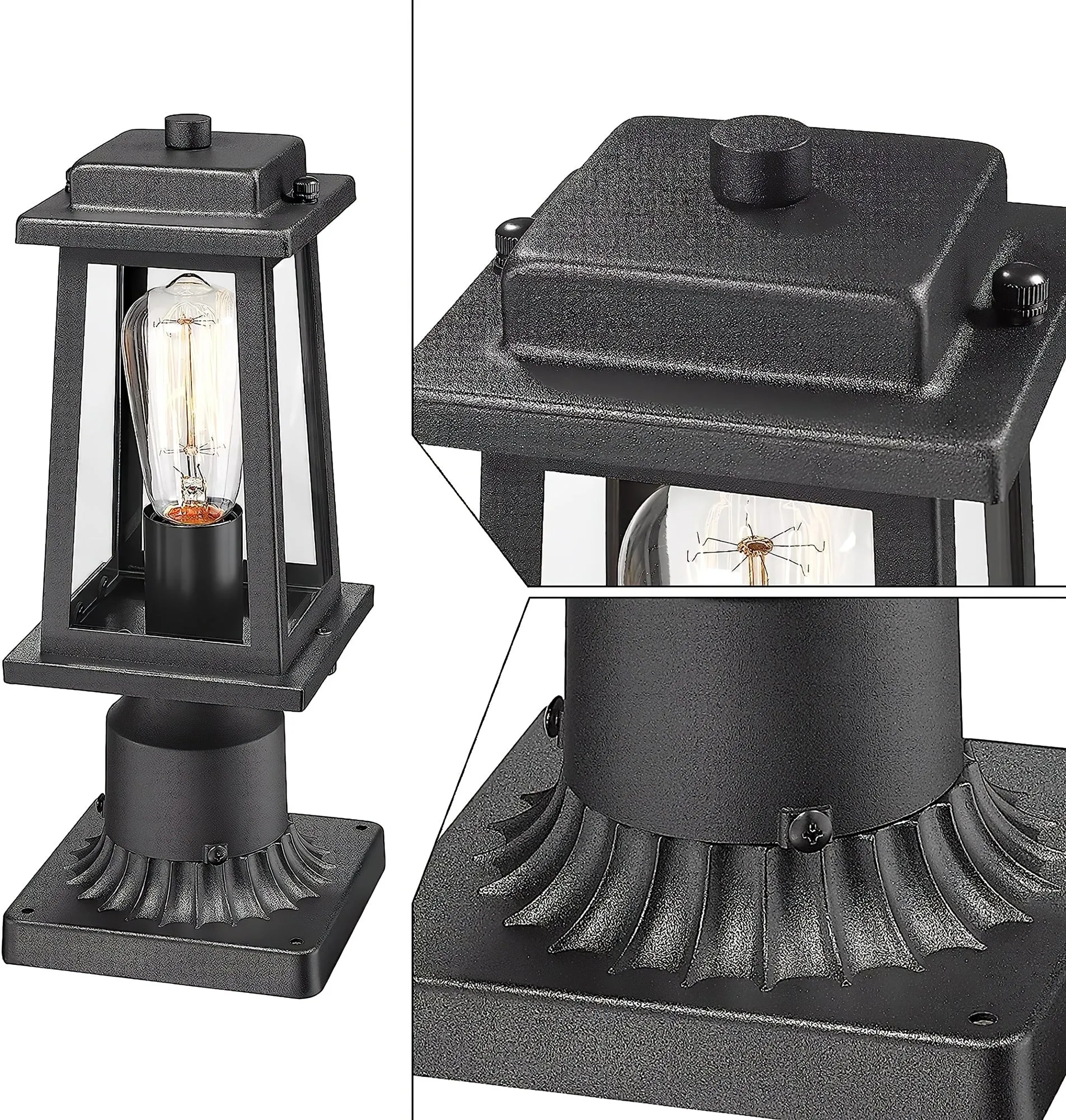 Lantern Outdoor Lamp Post Light For Yard S03