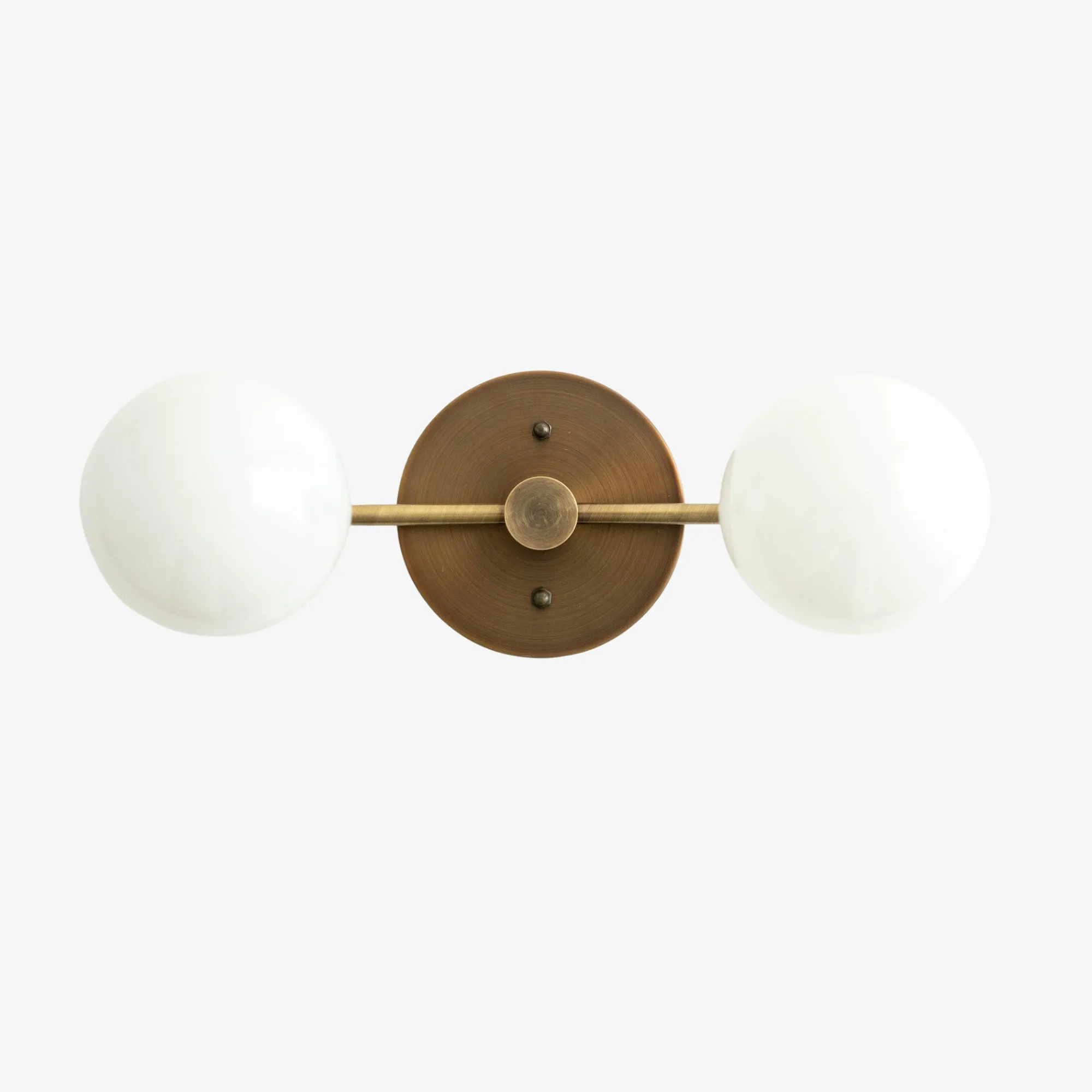 Glorica Glass Vanity Light - Modern Brass Wall Sconce for Bathroom Style T318
