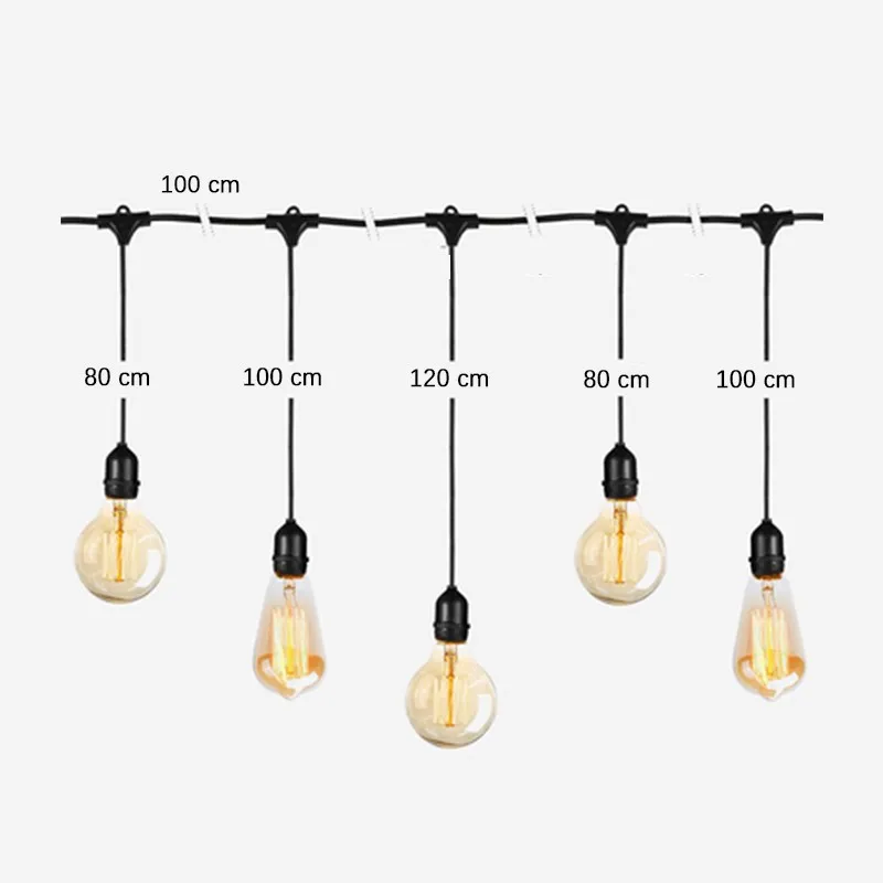 Bulb Chain Pendant Light