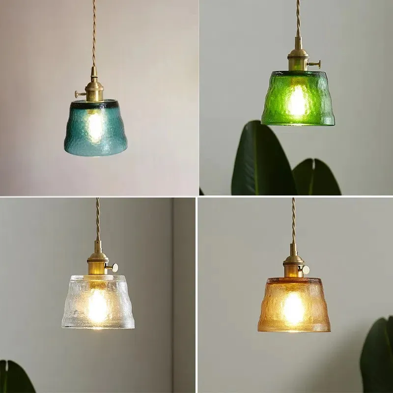 Nordic Cup Brass Glass Pendant Light S79