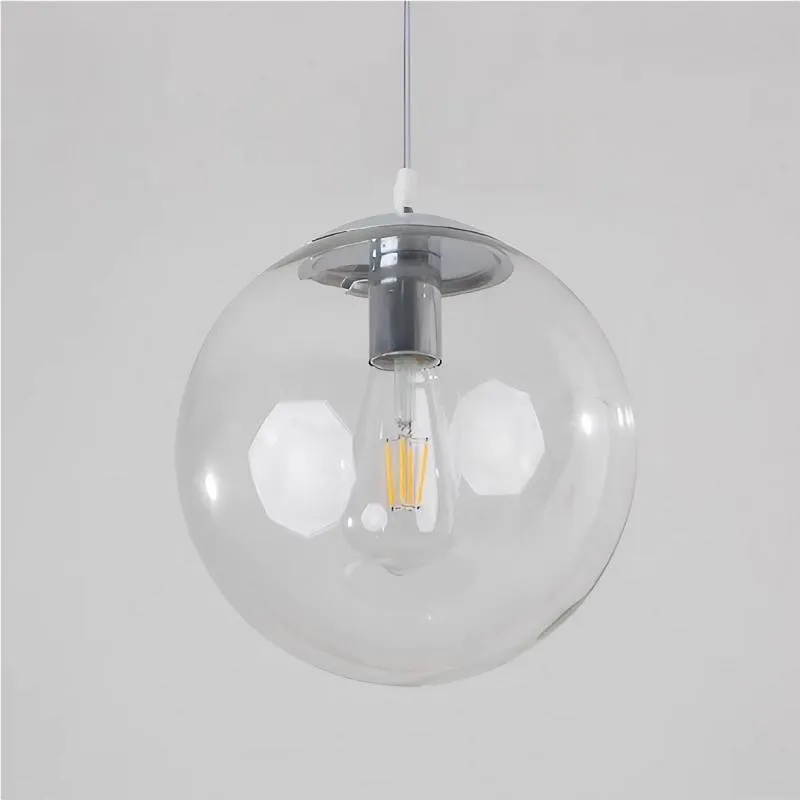 Glass Ball Pendant Light