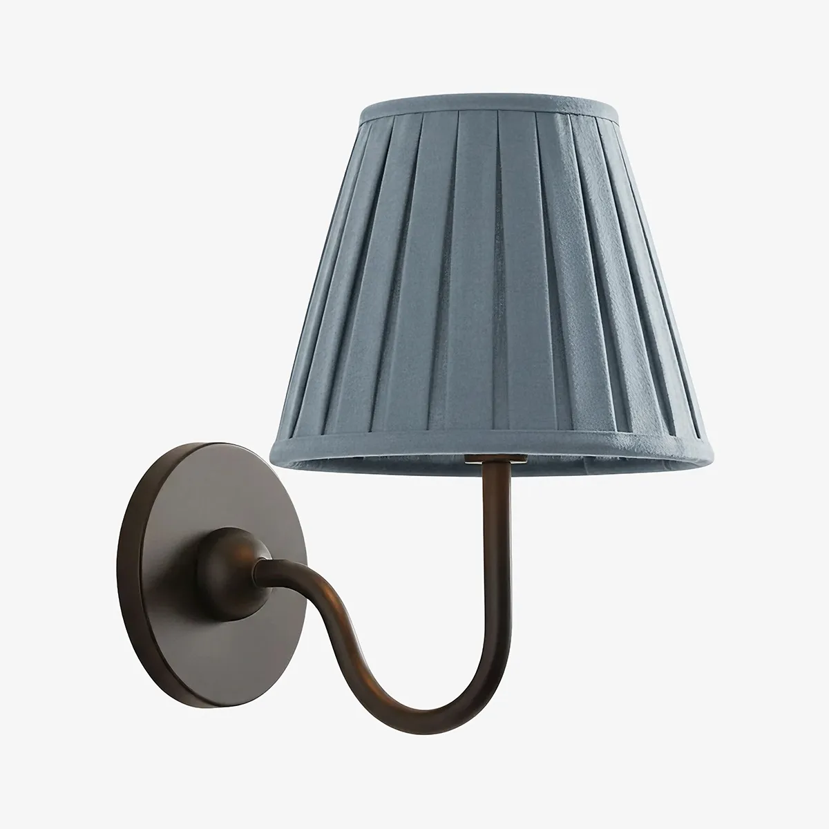 Luvora Modern Pleated Shade Wall Lamp for Bedroom & Living Room T036