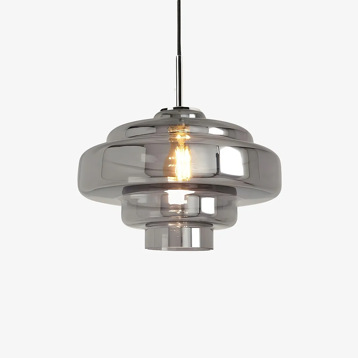 Koloro Multi-Layer Pendant Light - Vintage Metal and Glass for Living Room T277