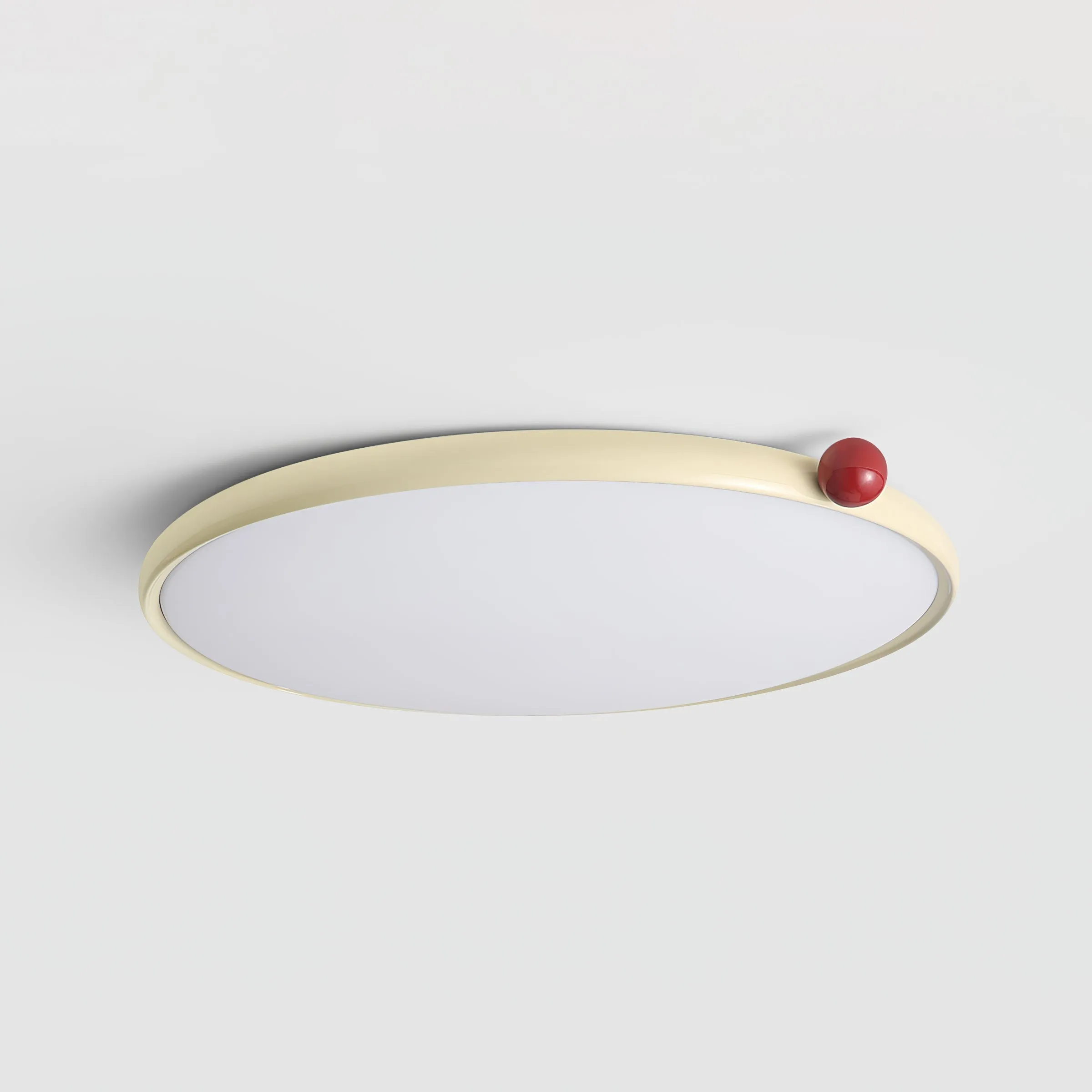 Minimalist Disc Cream Style Ultra-thin Ceiling Lamp M440