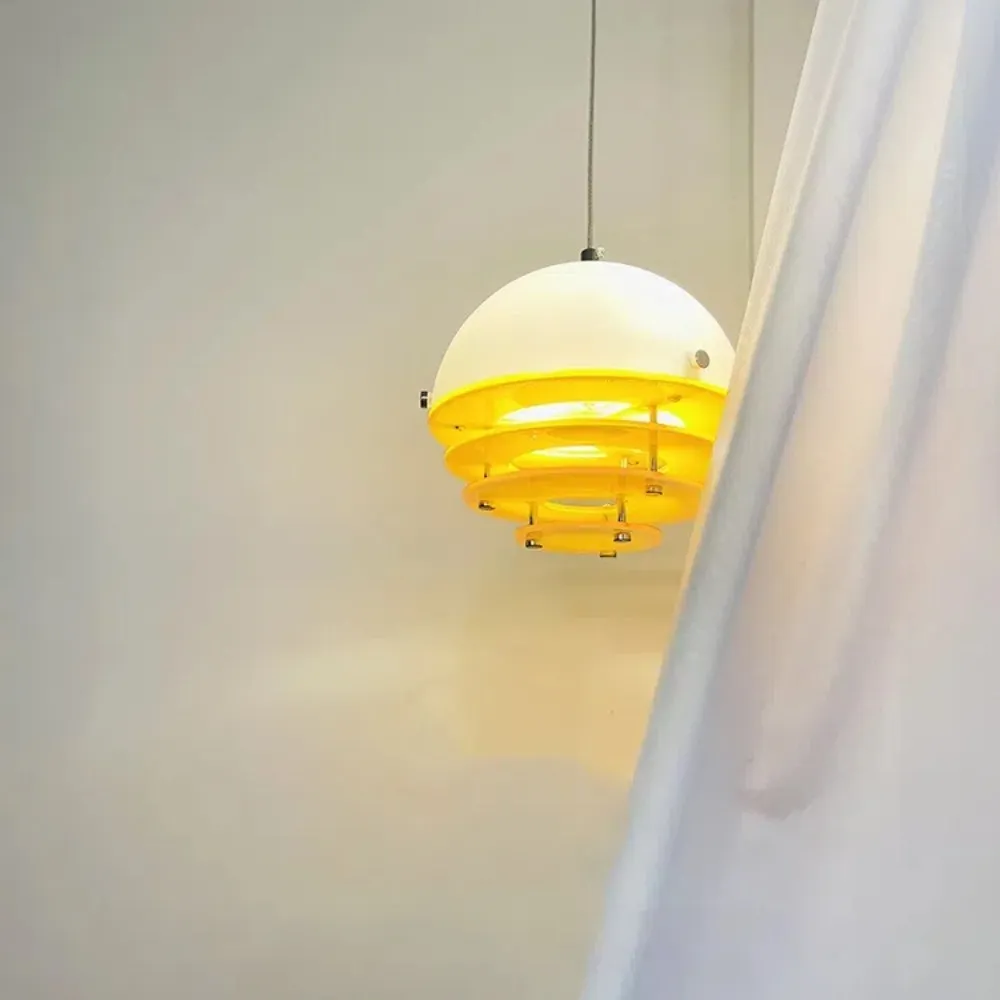 Bauhaus Sunset Pendant Lamp - Warm Ambient Lighting for Living Room S213