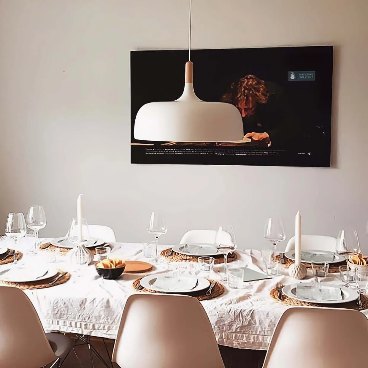 Scandinavian Acorn Pendant Light S35