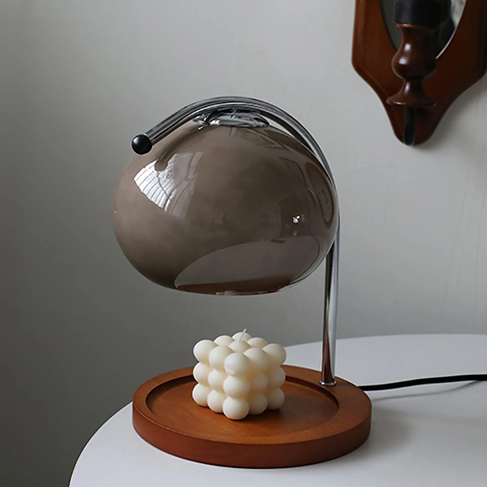 Modern Bauhaus Glass Candle Warmer Table Lamp M43