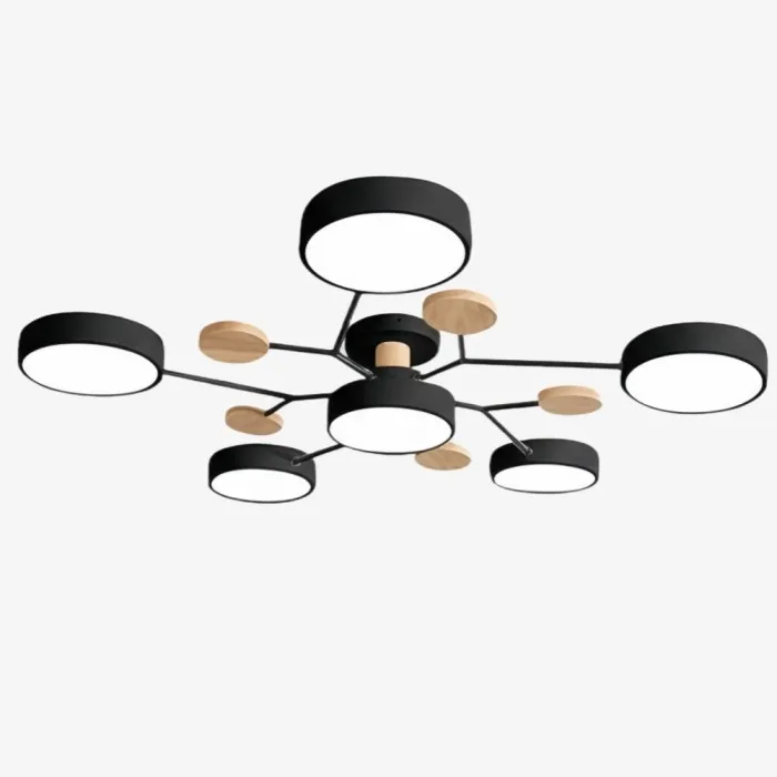 Nordic Branched Disc Metal Ceiling Lamp S117