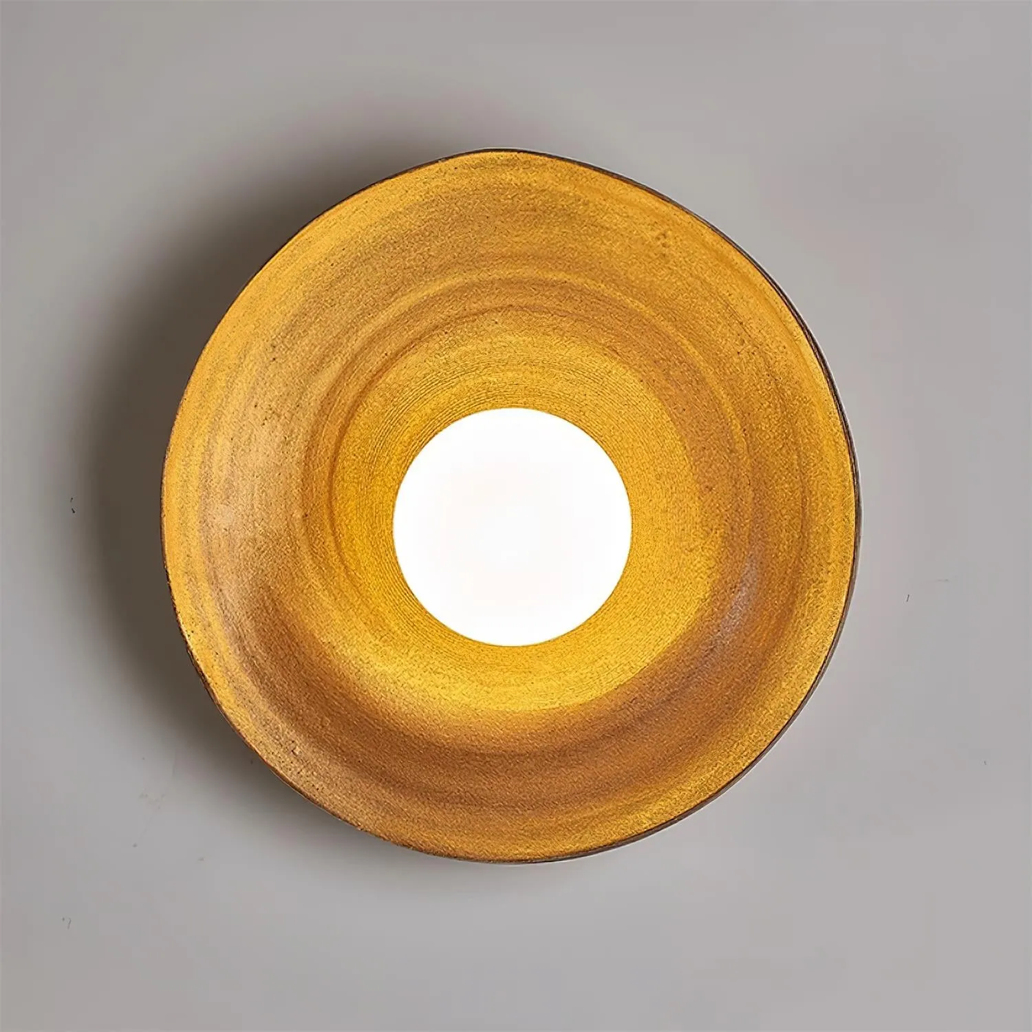 Retro Irregular Round Wall Lamp M103