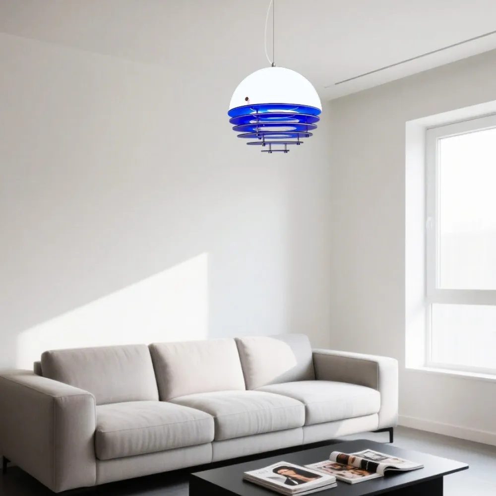 Bauhaus Sunset Pendant Lamp - Warm Ambient Lighting for Living Room S213
