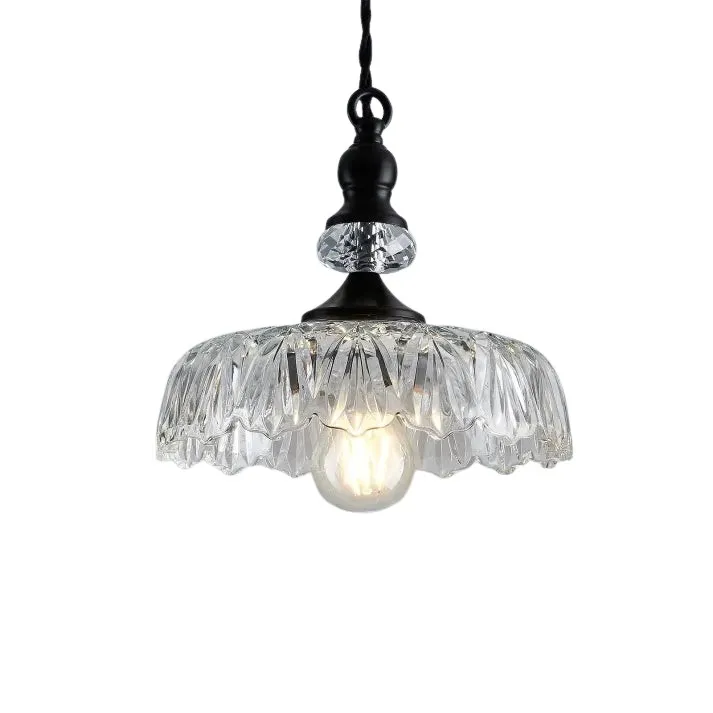 Mid Century Mini Kitchen Island Glass Pendant Light G38