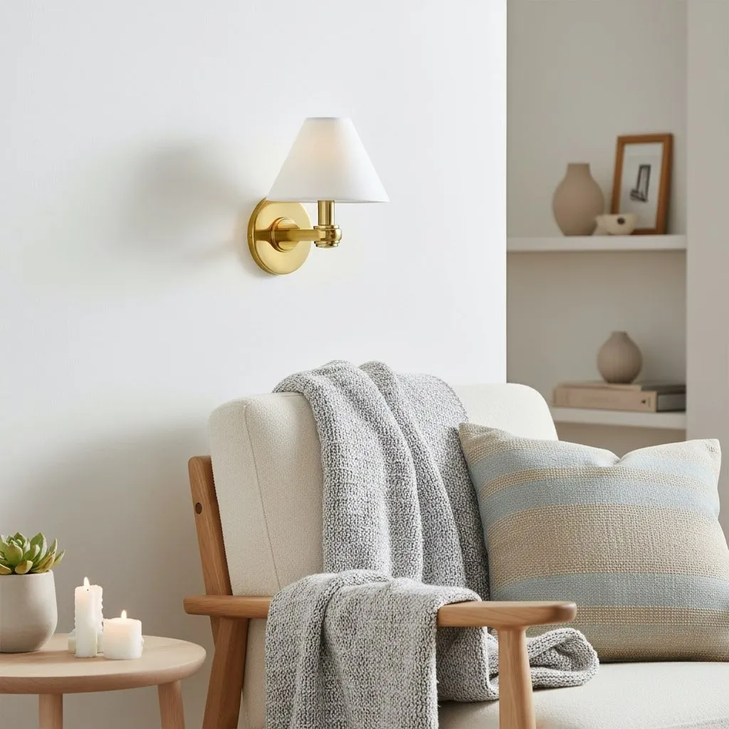 Modern Metal Wall Sconce – Adjustable Arms for Hallways T424