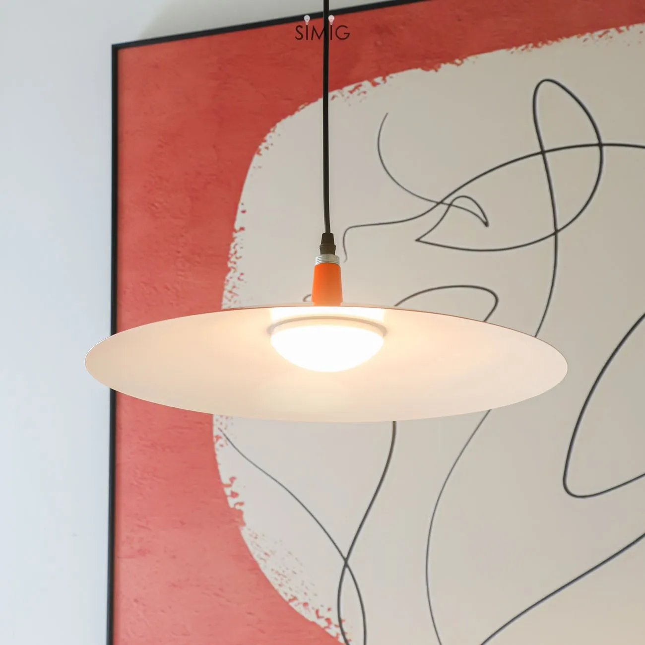 Alphomo Large Pendant Light - Scandinavian Design for Living Room