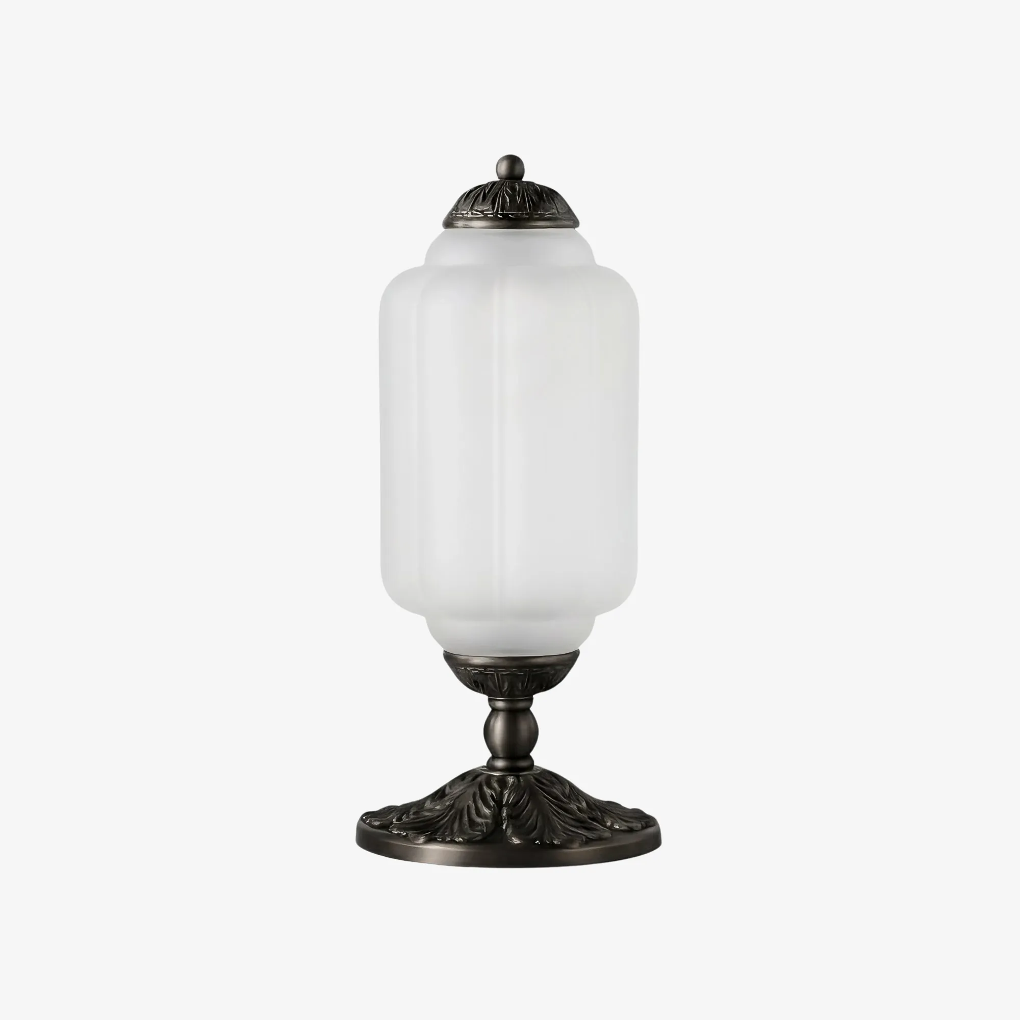 Eloise Curved Glass Retro Table Lamp - Vintage Bedside Lighting G71