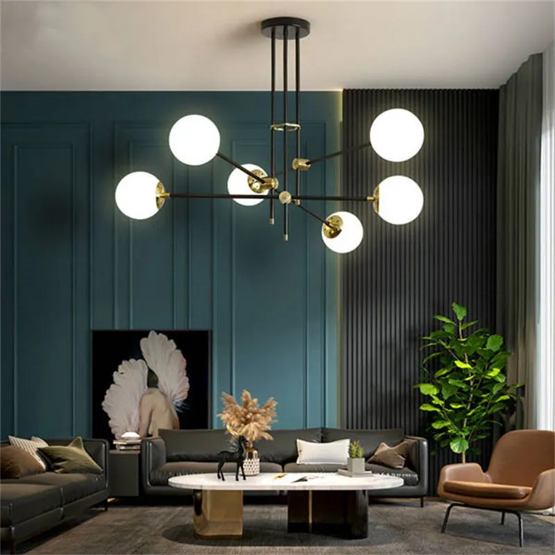 Geometric Magic Bean Chandelier