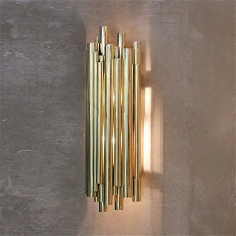 Gold Aluminum Brubeck Wall Lamp