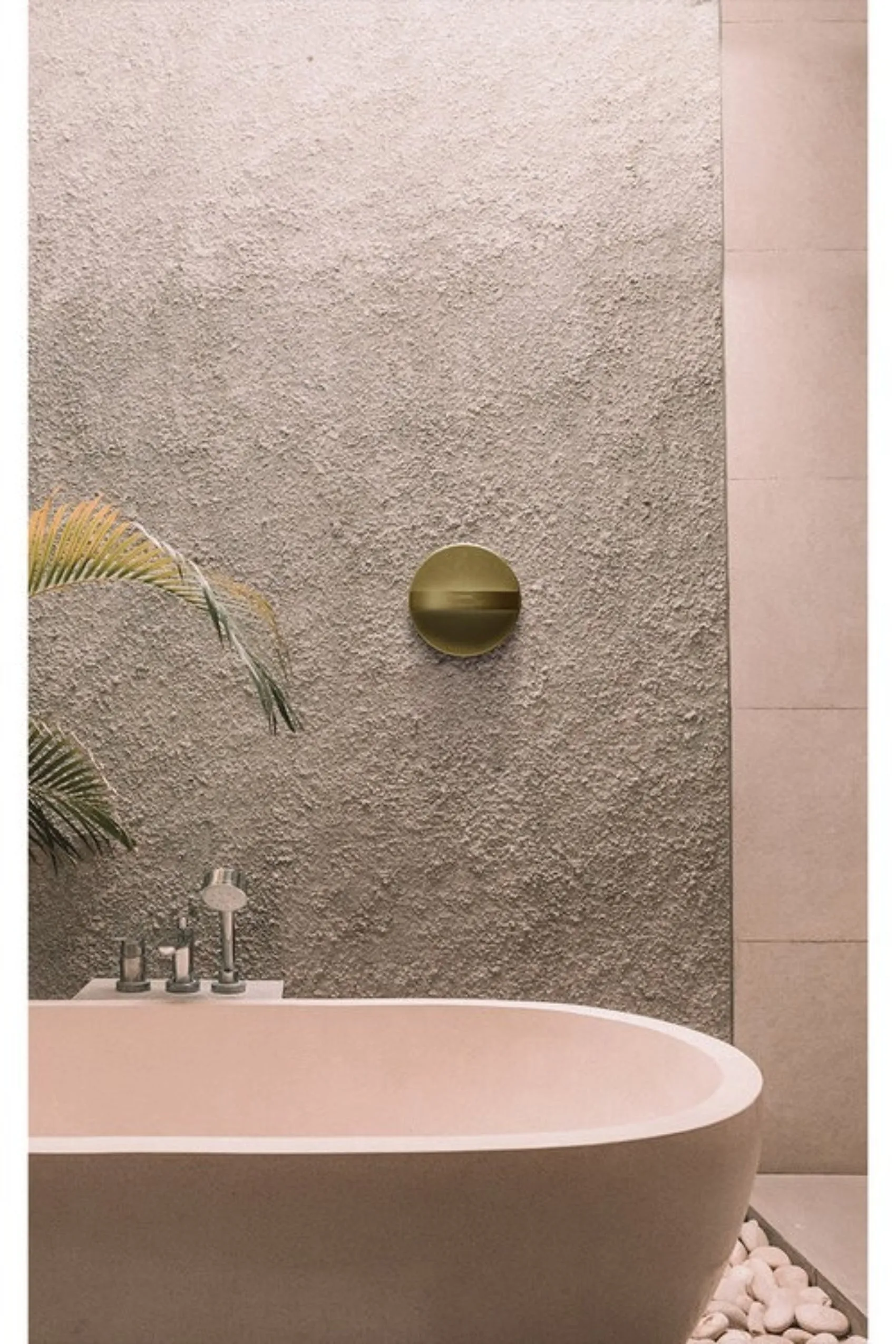 Wabi-sabi Style Plus Travertine Wall Lamp G50
