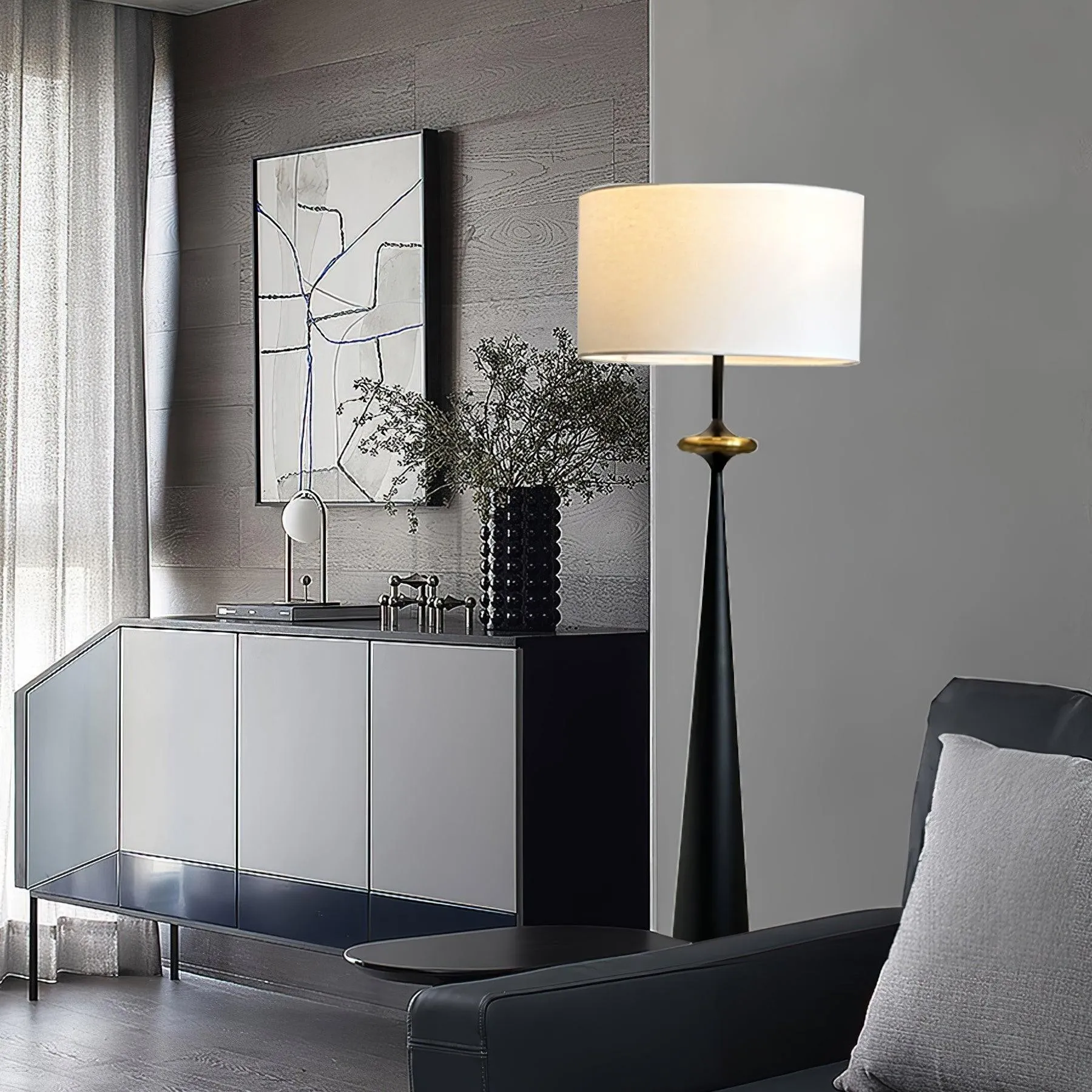 Putney Metal Floor Lamp – Minimalist Design for Bedrooms & Offices T426