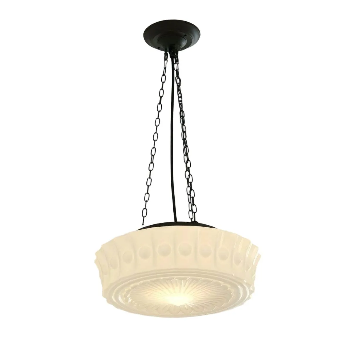 Iron Glass Cylinder Shade Chandelier G14