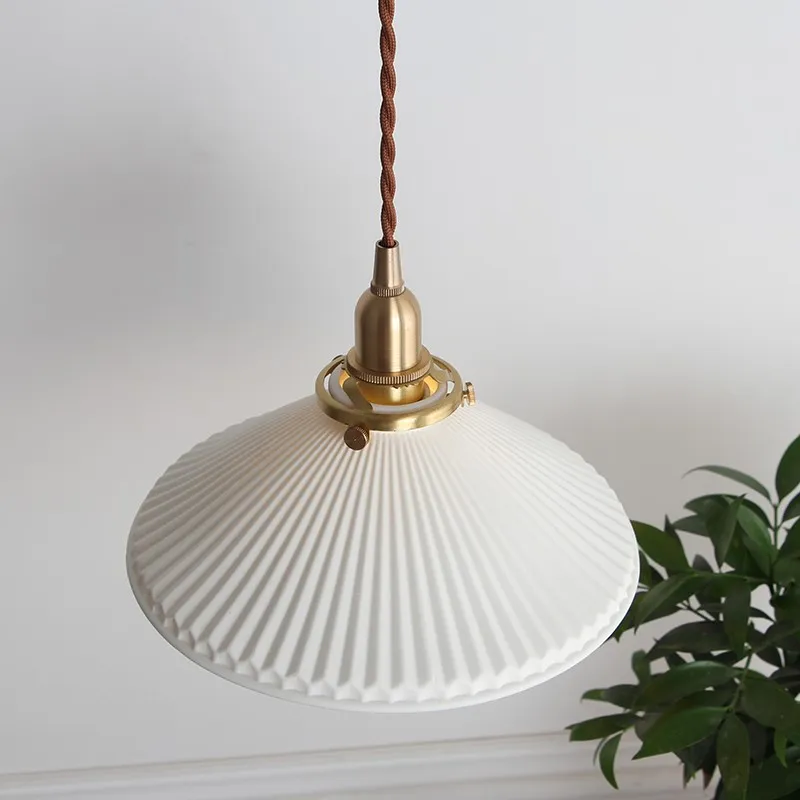 Modern Pleated Ceramic Wall Light S159