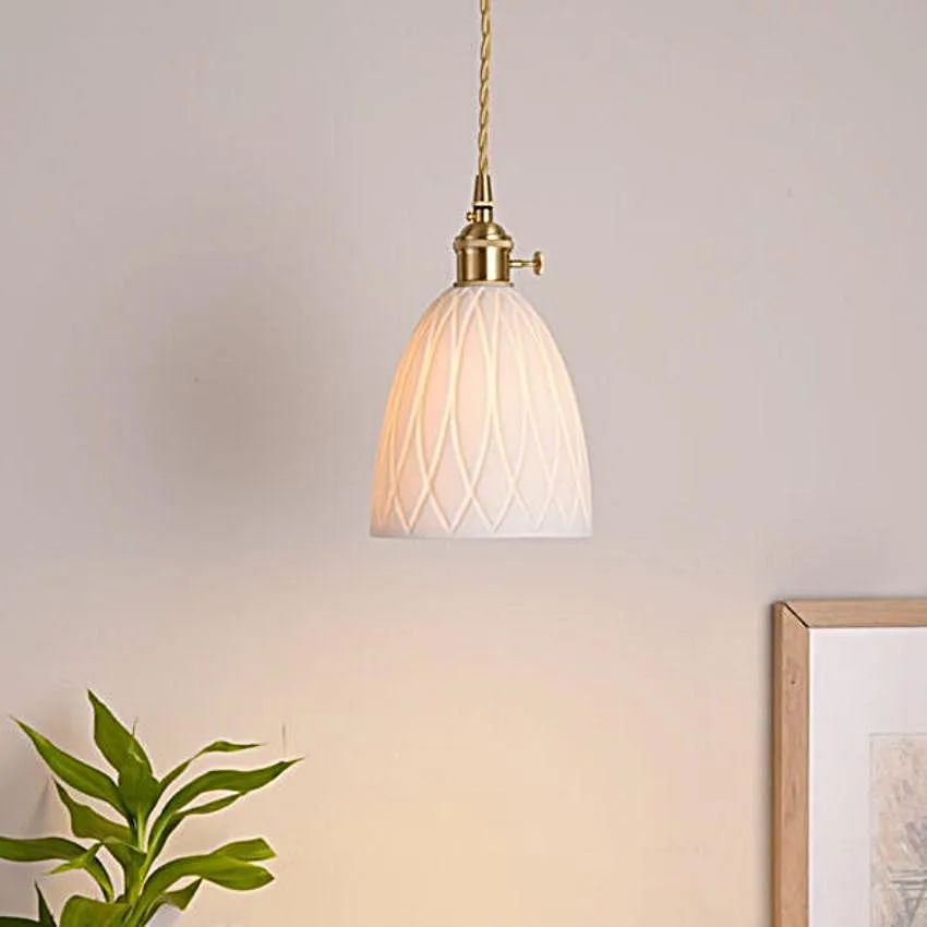 Ceramic Brass Pendant Series