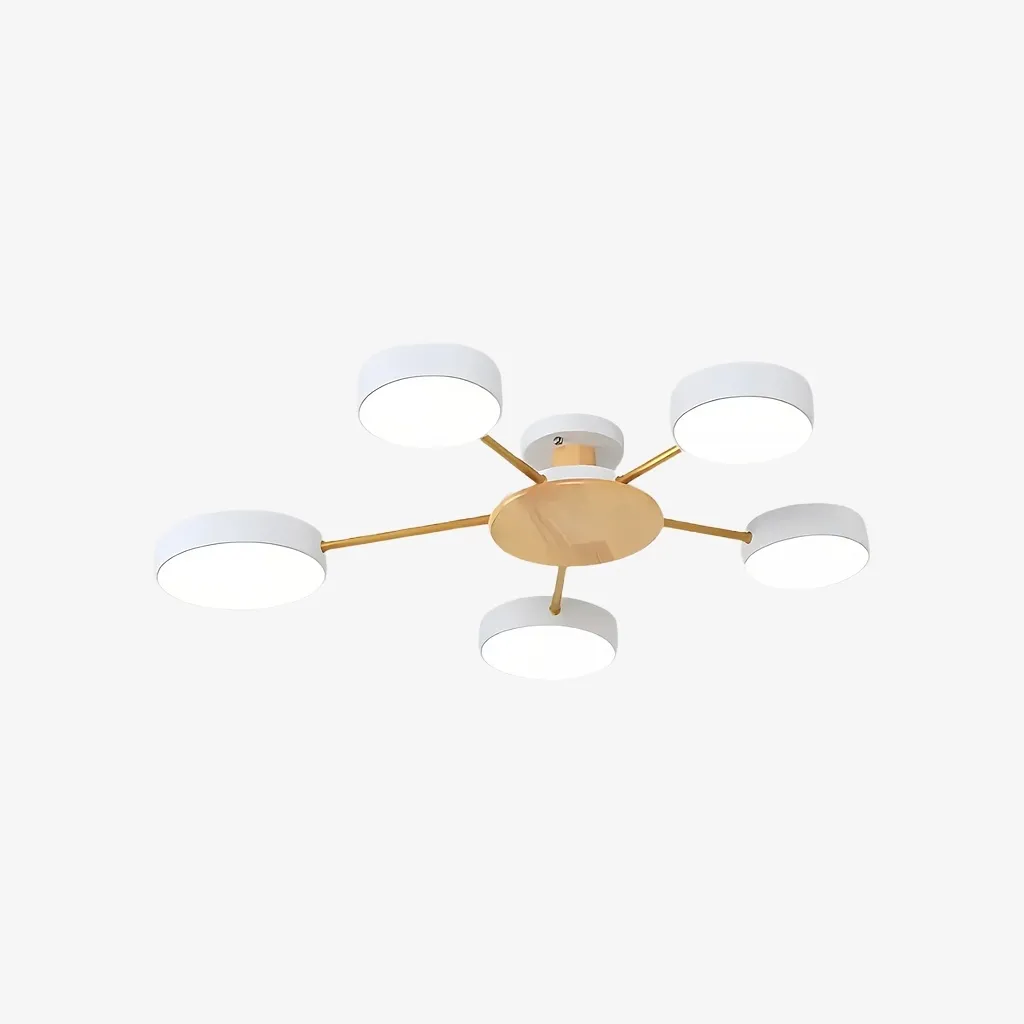 Stylish Wood-Branch Ceiling Lamp - LED Light for Dining Room and Living Room S378