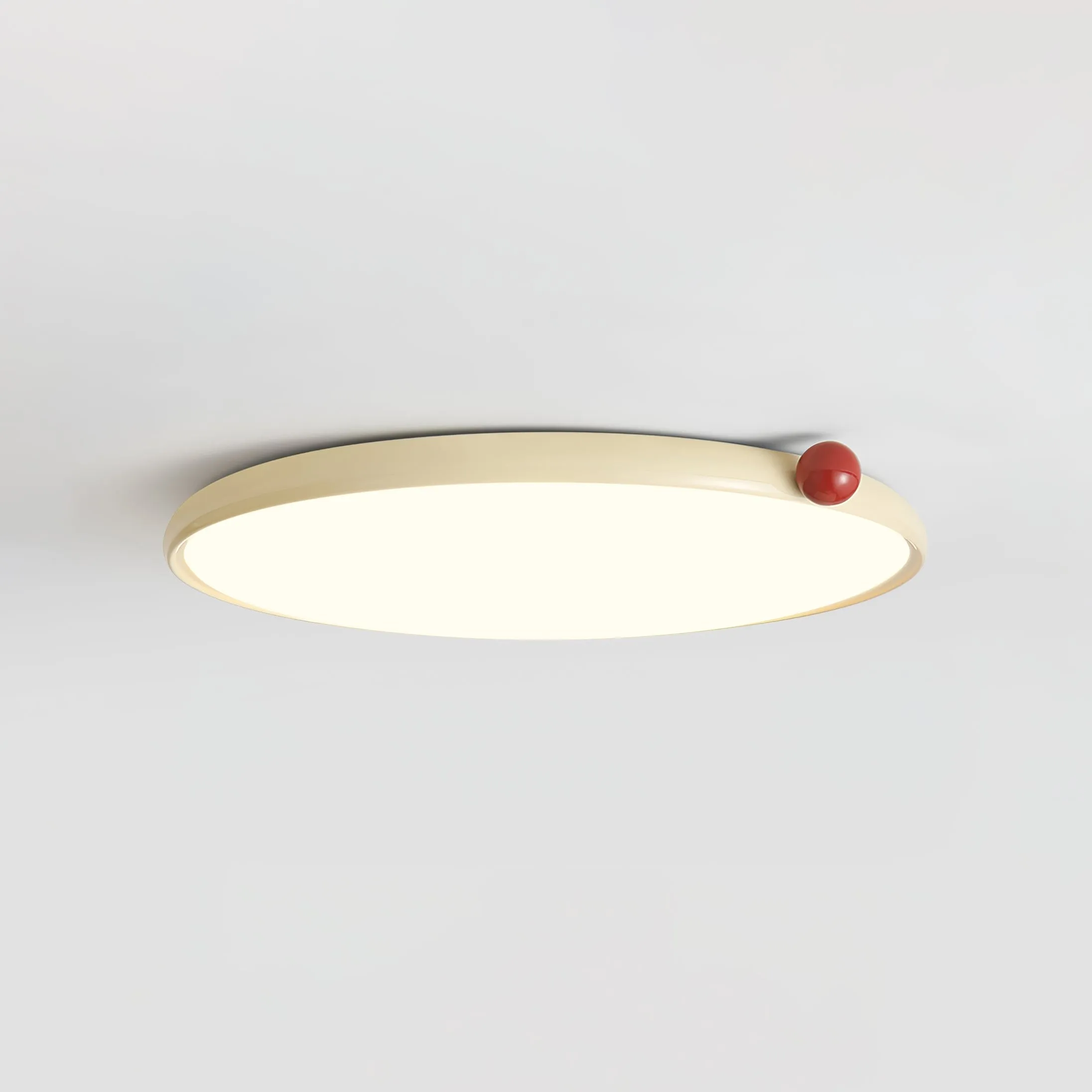 Minimalist Disc Cream Style Ultra-thin Ceiling Lamp M440