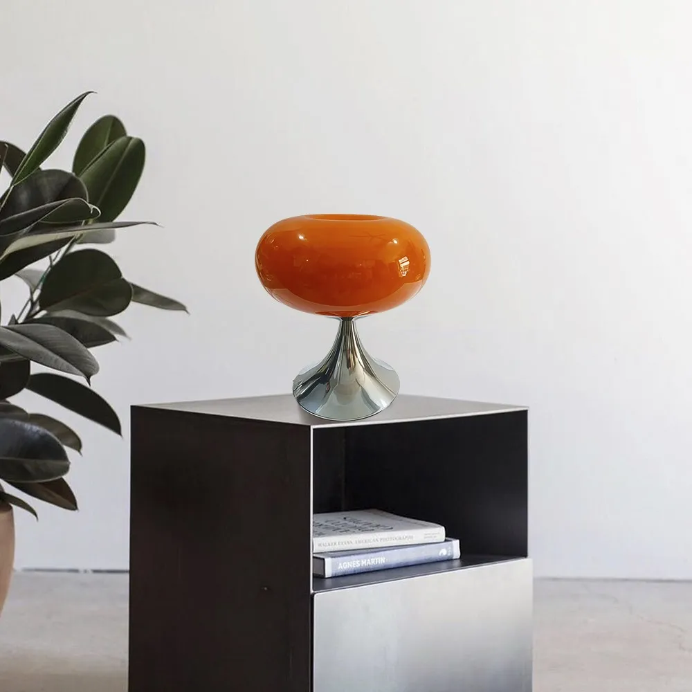 Lollora Bauhaus Apple Glass Table Lamp — Modern Desk & Bedside S171