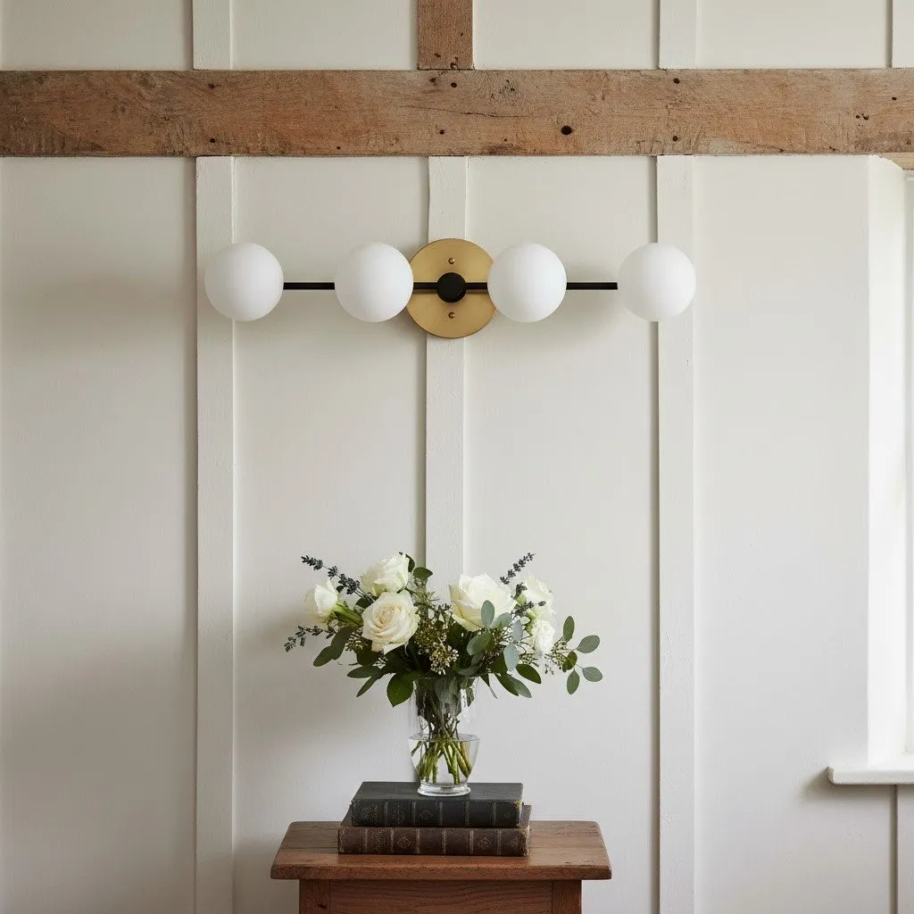 Glorica Glass Long Vanity Light - Modern Minimalist Wall Sconce Design T323
