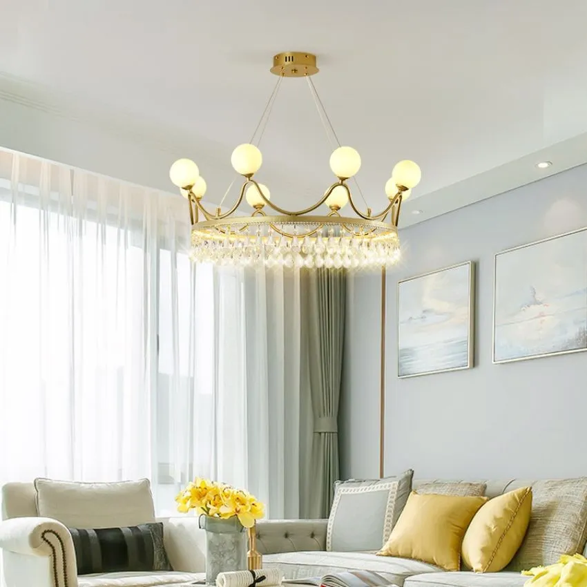 Crown Crystal Chandelier
