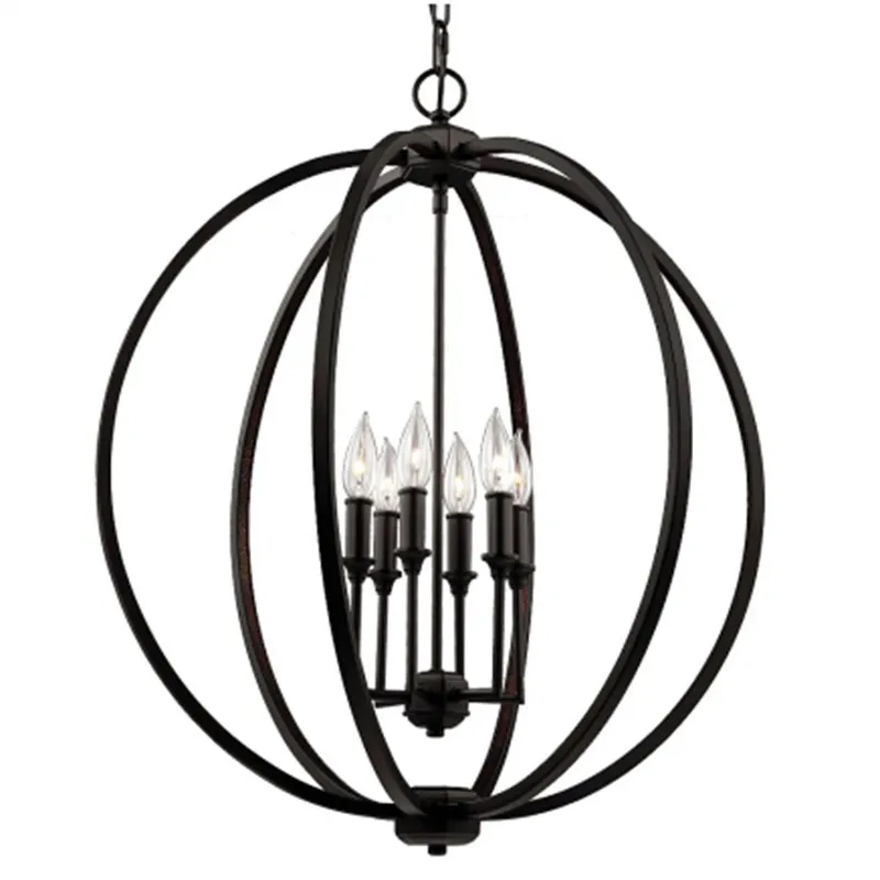 Globe Cage Candlestick Chandelier