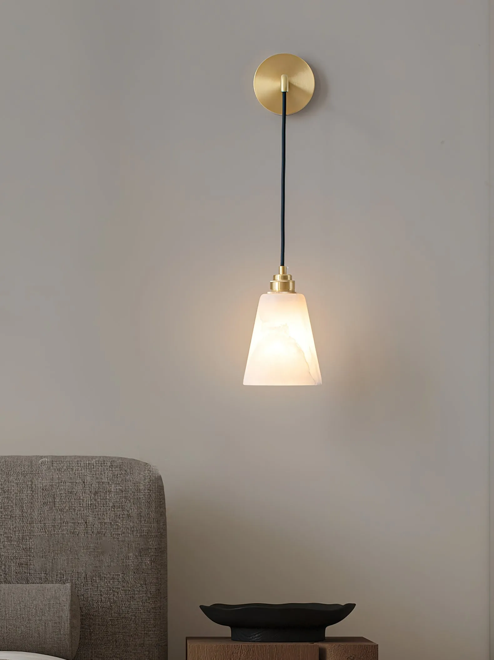 Droplet Alabaster Wall Lamp T1627