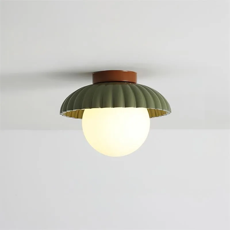 Alien Cream Glass Ceiling Light - Modern Nordic Ceiling Fixture M77
