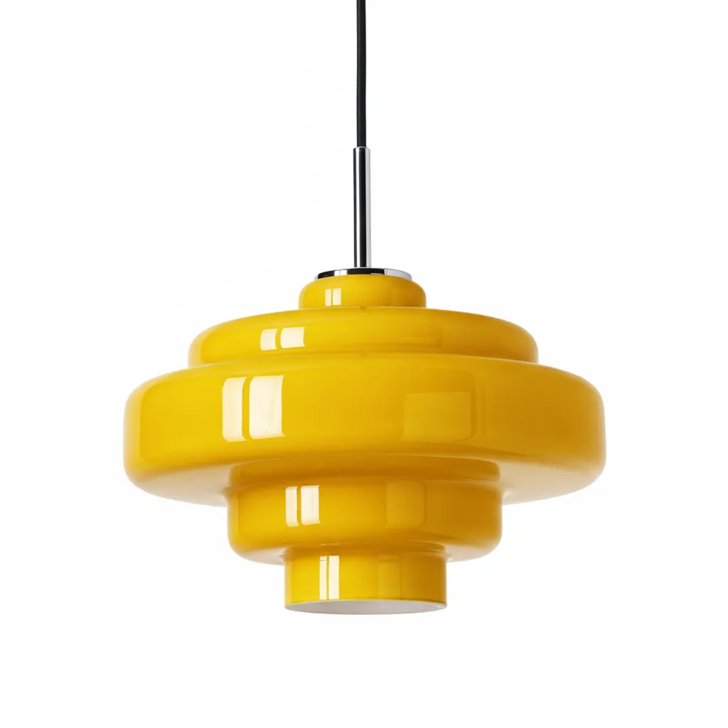 Koloro Multi-Layer Pendant Light - Vintage Metal and Glass for Living Room T277