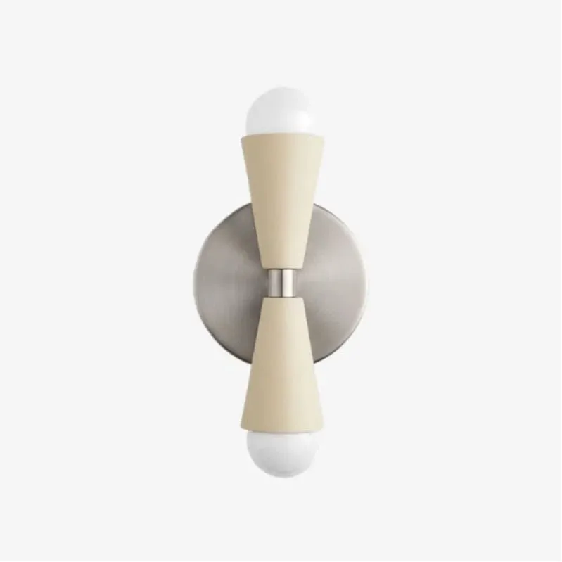 Pyralis  Cone Shade  Double Wall Light - Contemporary Living Room Glow T334
