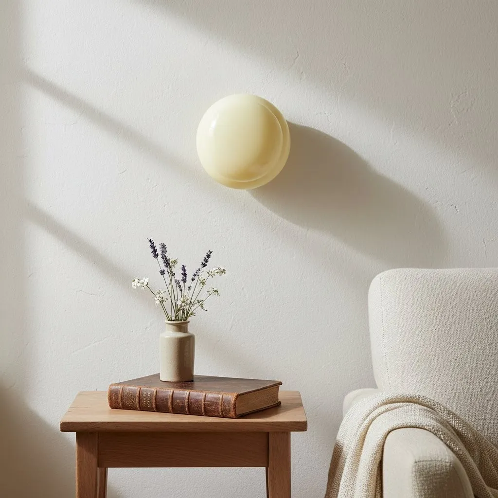 Orra Opaline Glass Wall Sconce - Classic Ambient Light for Hallway T423