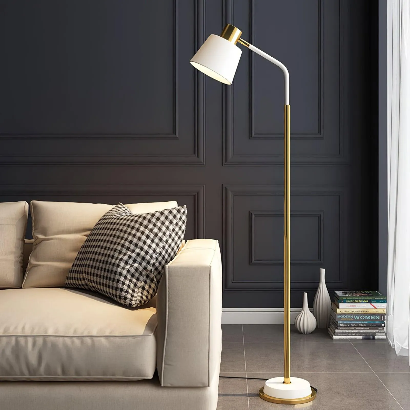 Modern Simple Luxury Metal Color Blocking Floor Lamp M373