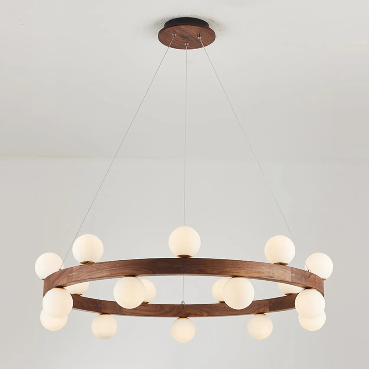 GRAND Wooden Chandelier