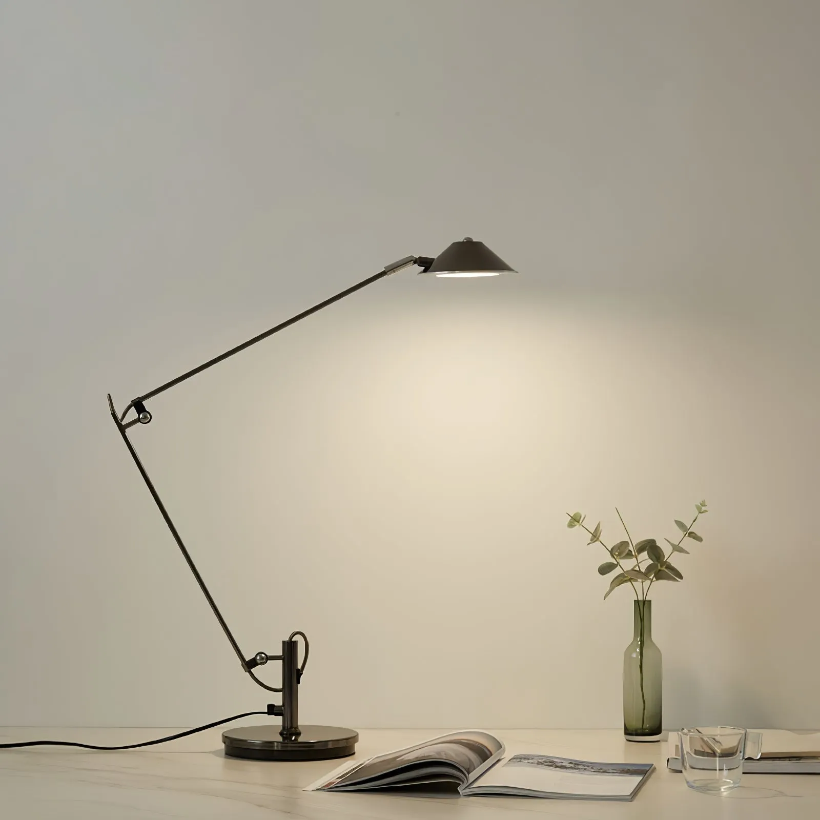 Adjustable Black Office Task Lamp T1596