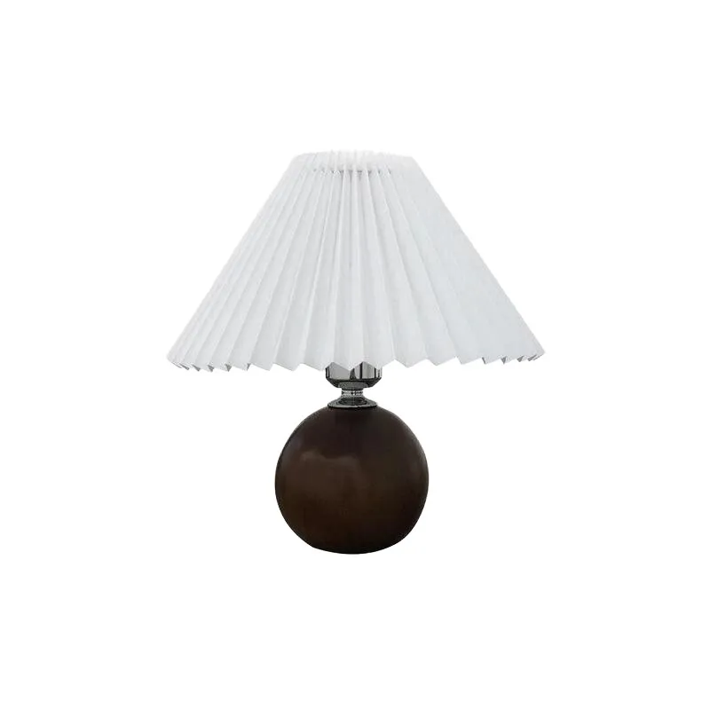 Modern Pleated Table Lamp Beside Lamp