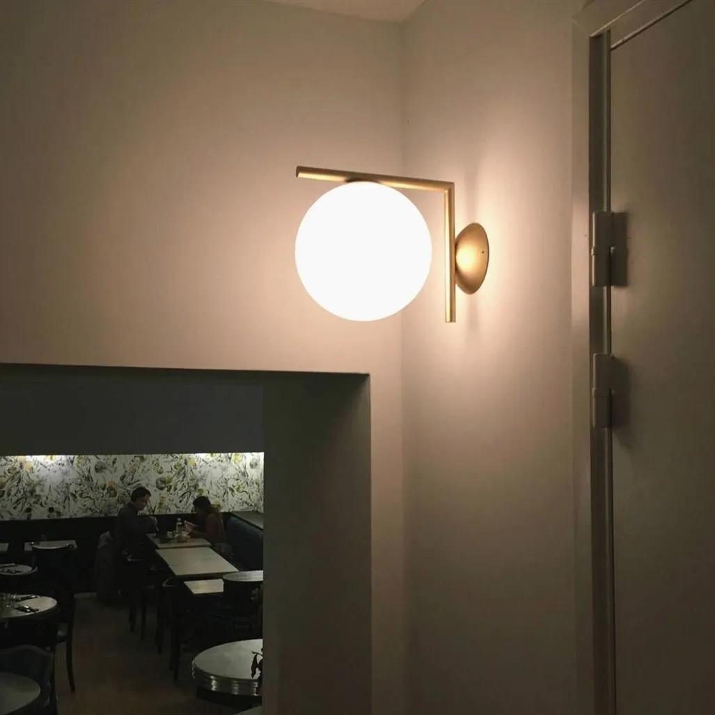Iscalia Wall/Ceiling Light – Globe Design for Living Room