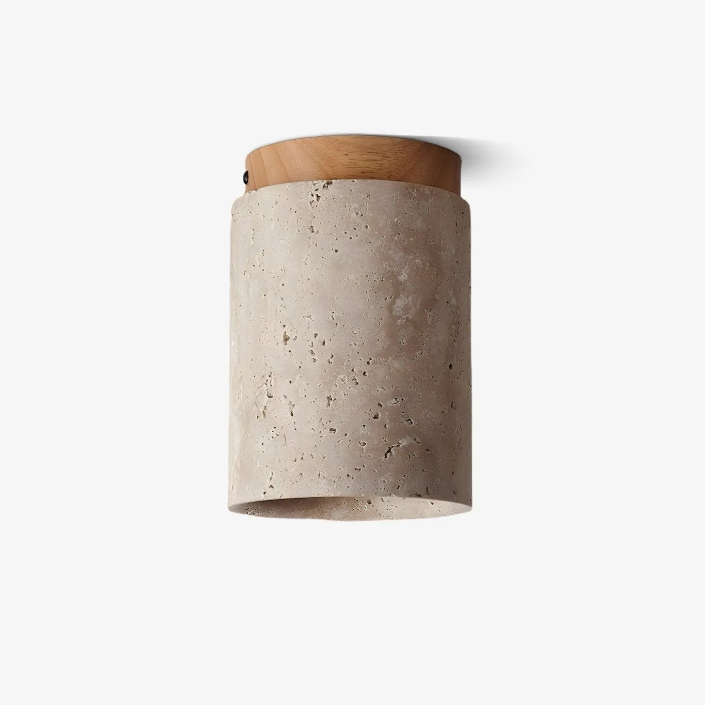 Marble Travertine Column Ceiling Lamp M405
