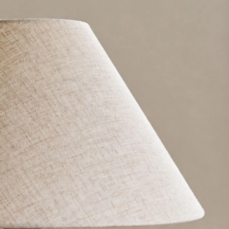Ceruna Ceramic Table Lamp with Fabric Lampshade - Modern Minimalist Fixture for Reading or Lounge Areas T2281