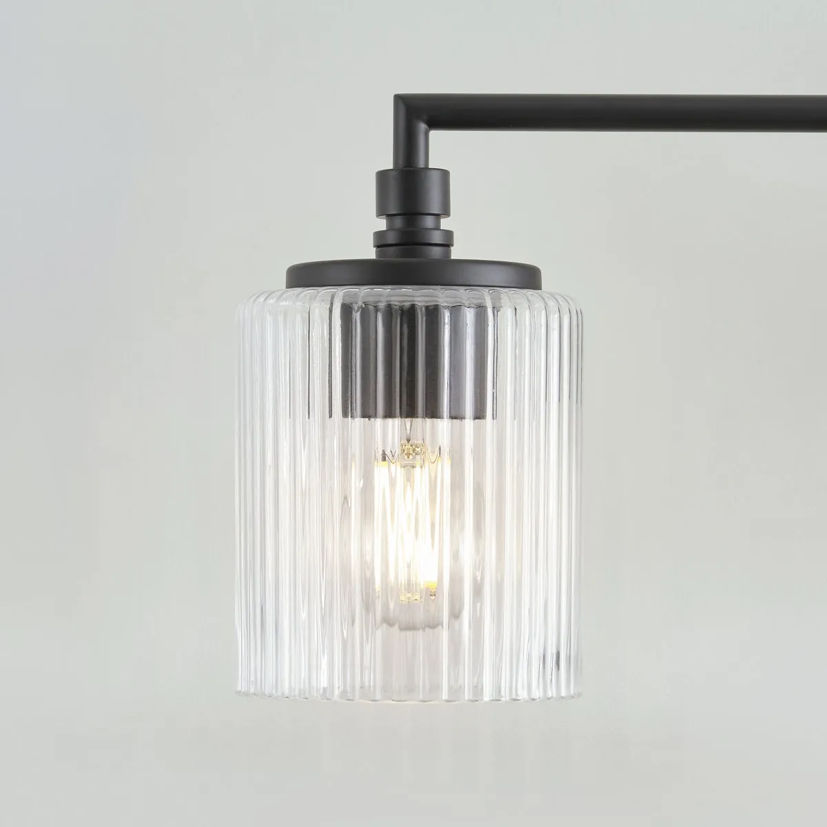 Lirra 3 Light Glass Vanity Lamp - Contemporary Bathroom Wall Lighting T762