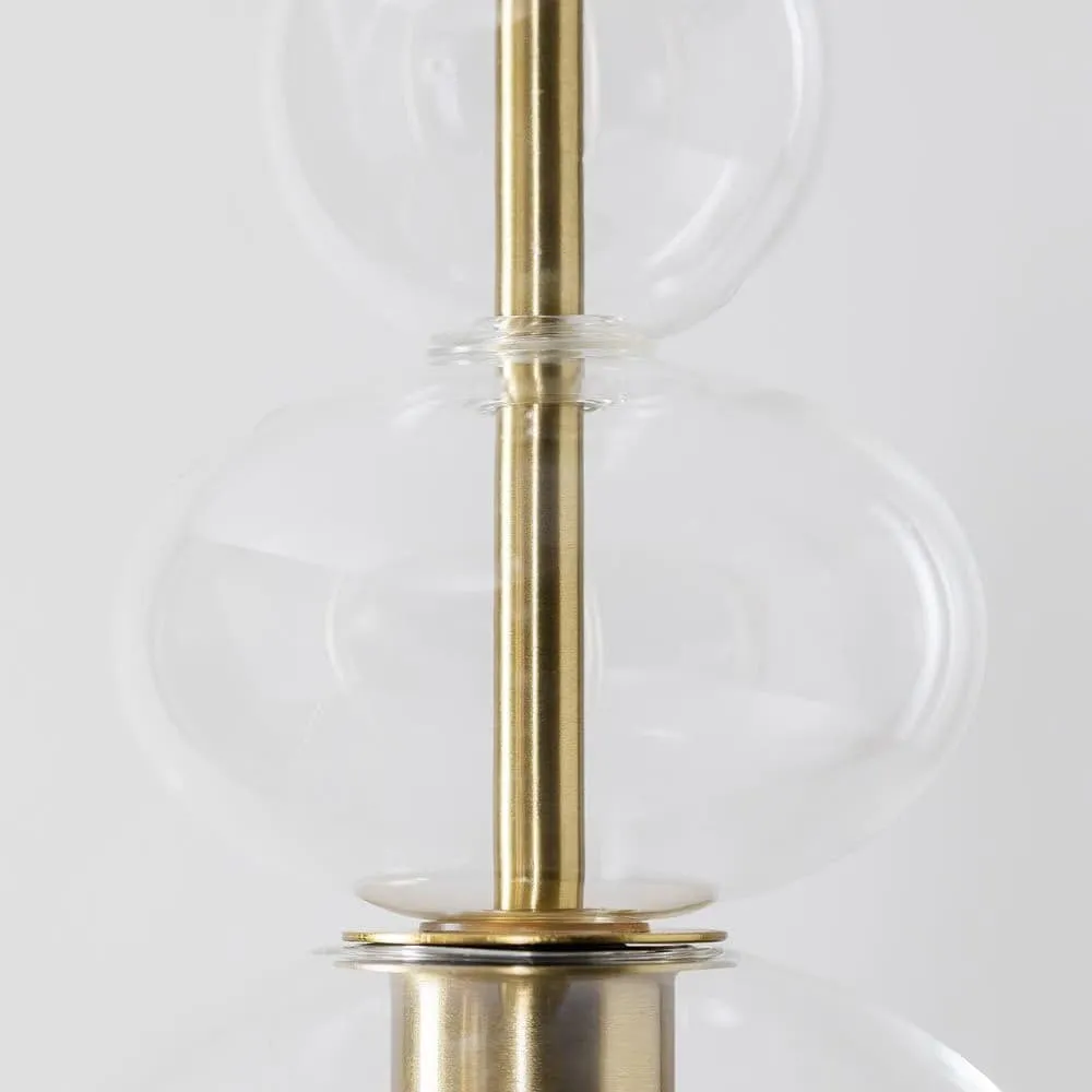 Contemporary Glass Lamp – Soft Glow for Modern Interiors S243
