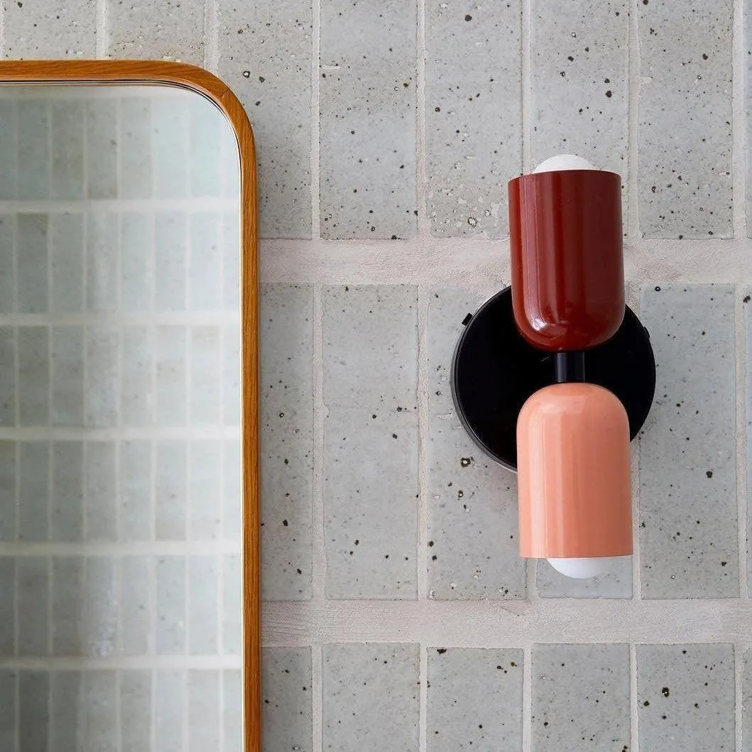 Double Head Up Down Wall Sconce - Modern Metal Ambient Light S94