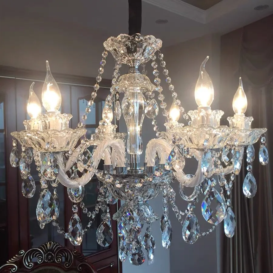 Candlestick Crystal Chandelier