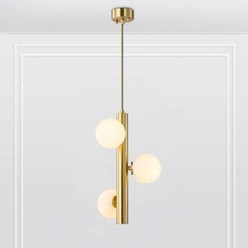 Three Glass Ball Pendant Lamp